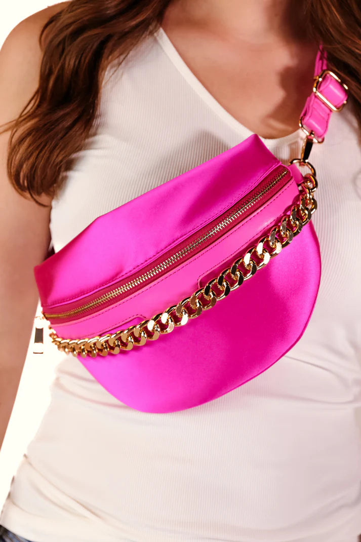 Lux Bum Bag Pink Fiorella s Boutique