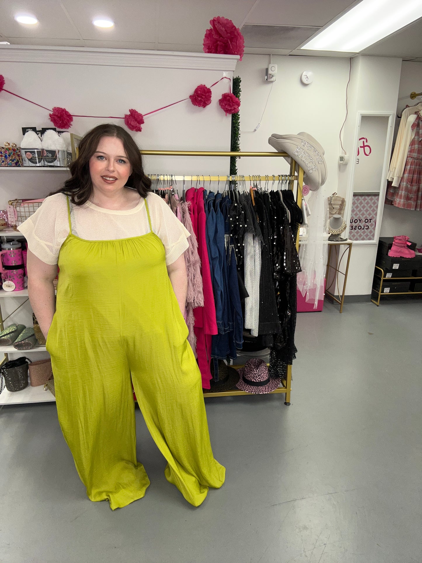 Curvy Jumpsuit Pistachio