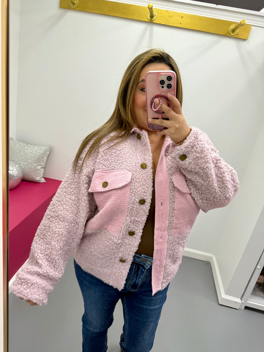 Cozy Jacket Lt Pink