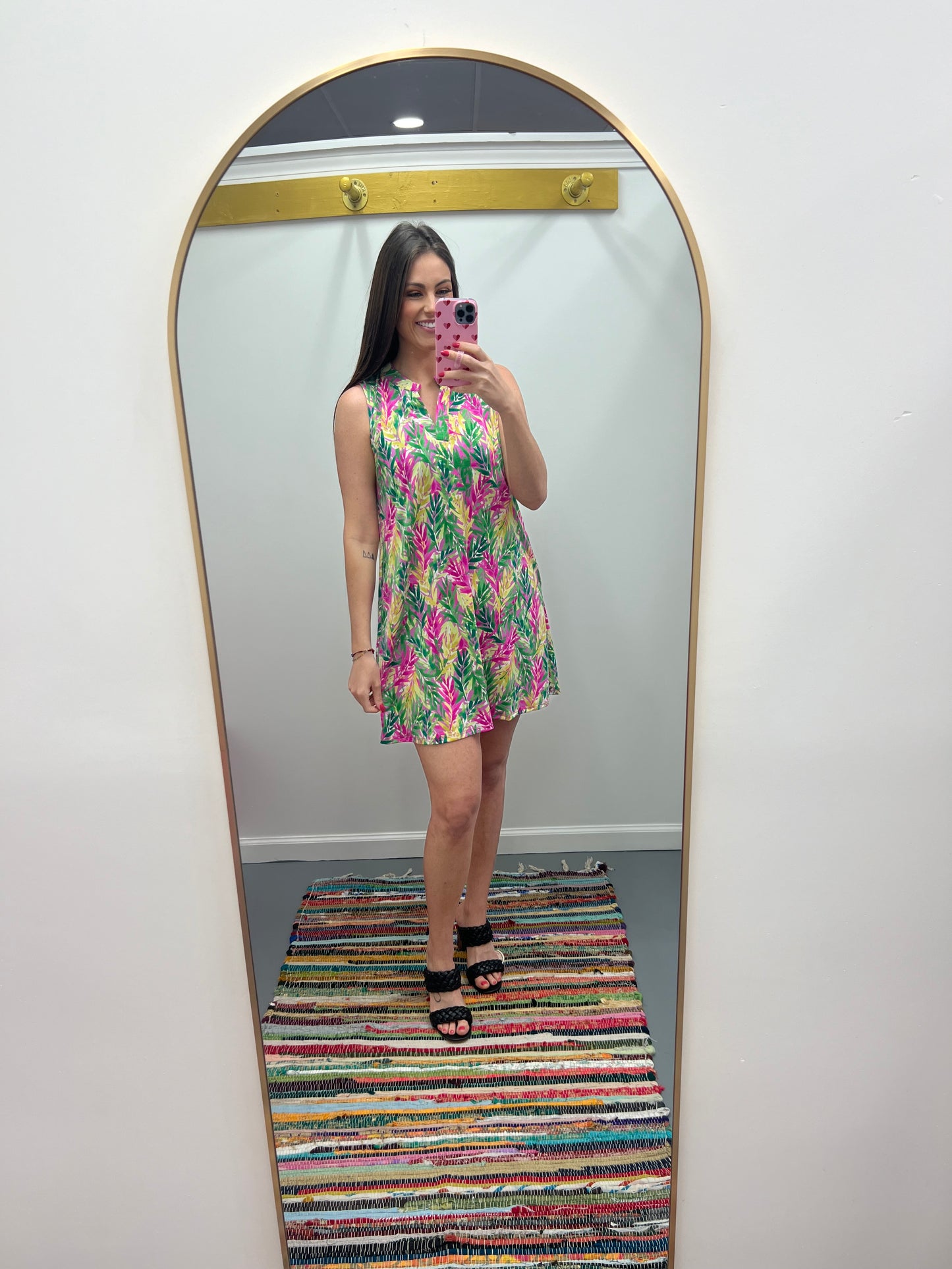 Slvlss Dress w Pockets Tropical (S-3X)