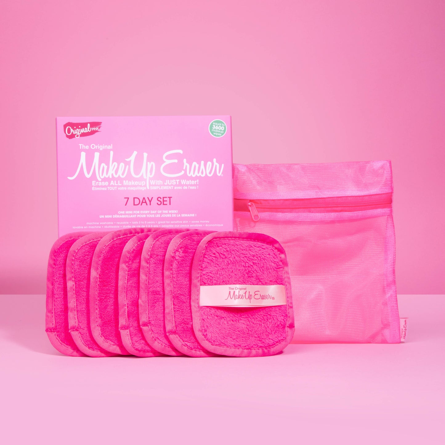 Original Pink MakeUp Eraser 7-Day Set