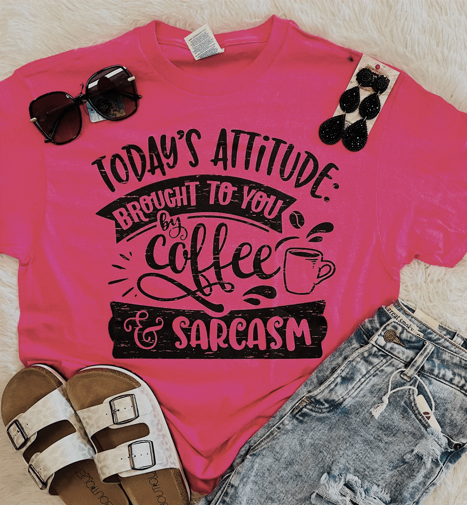 Coffee and Sarcasm Graphic Tee