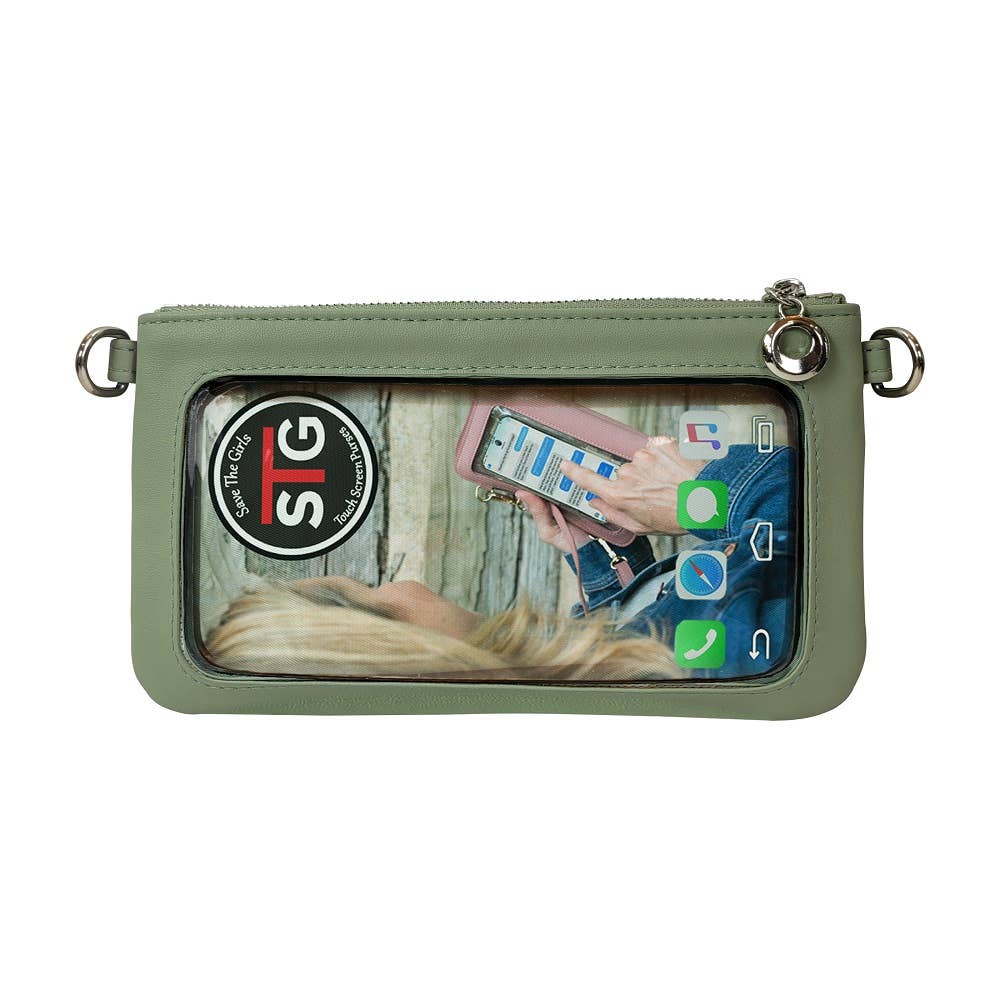 RFID Touchscreen Purse Blue