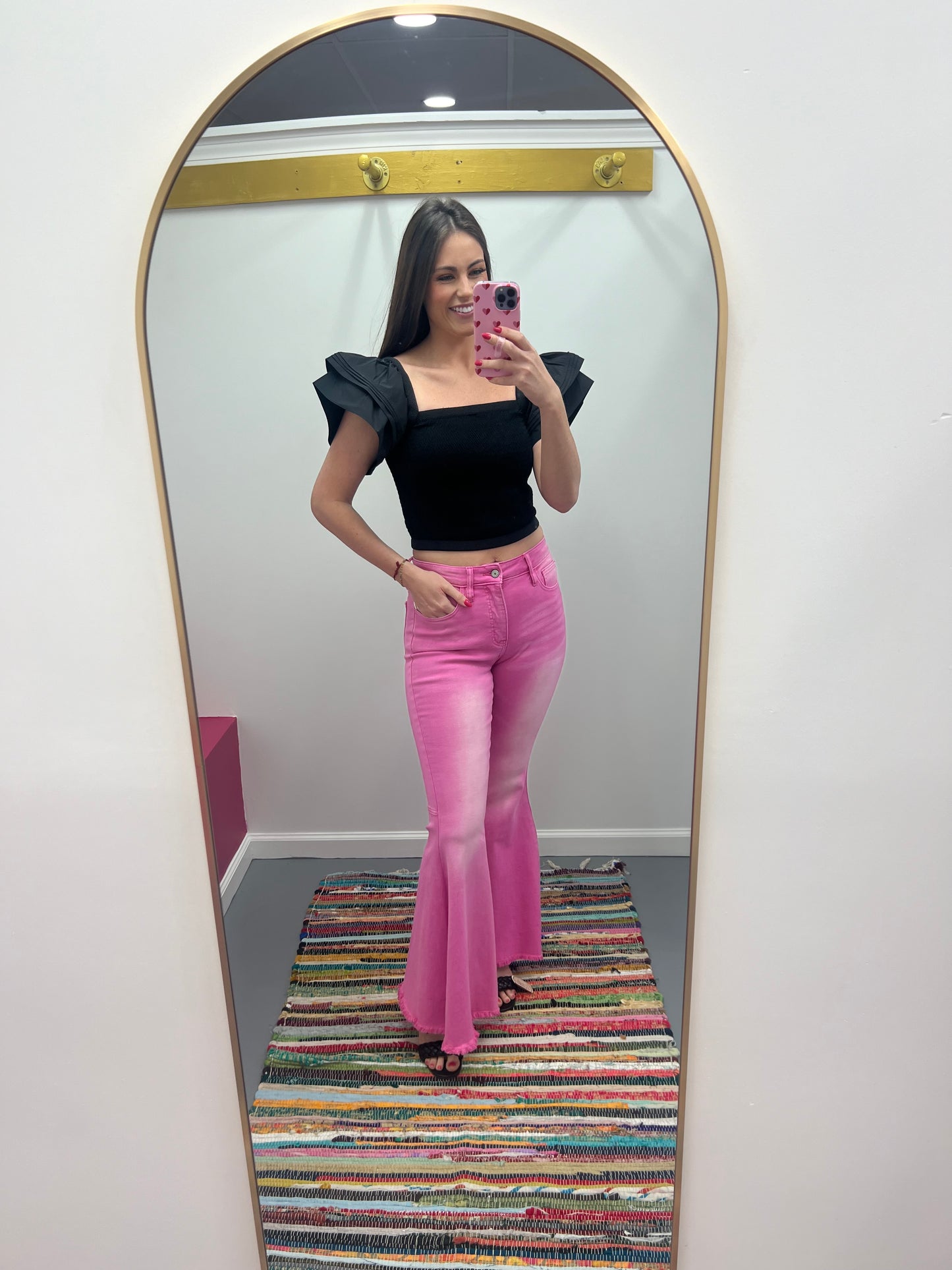 Flare Jeans Pink