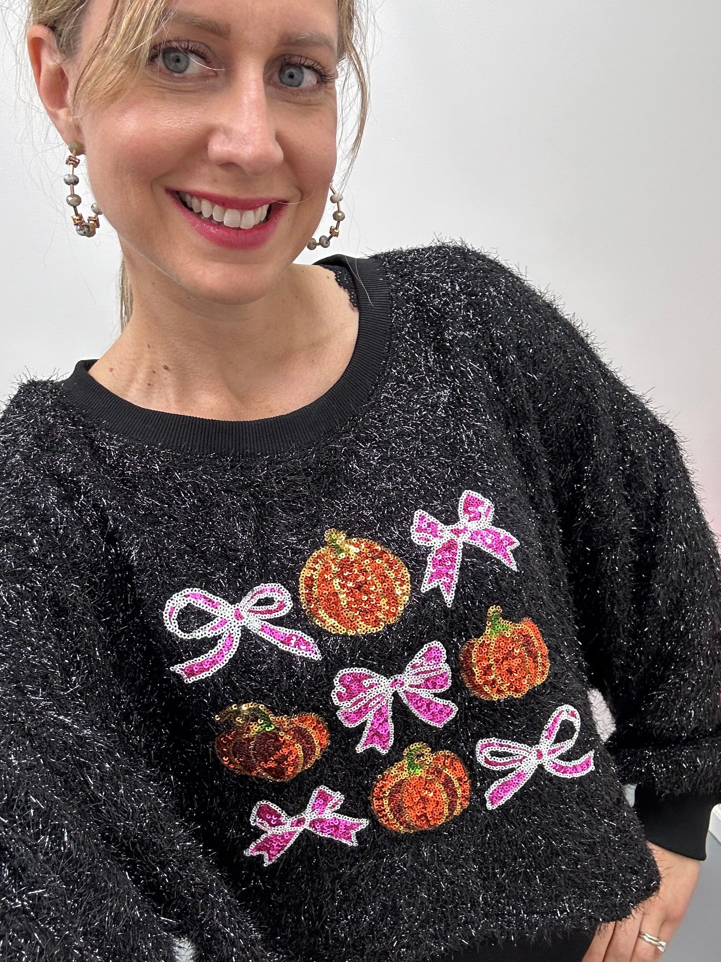 Pumpkins & Bows Sweater