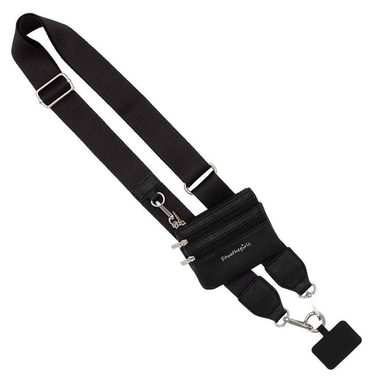 Clip & Go Strap w Pouch Black