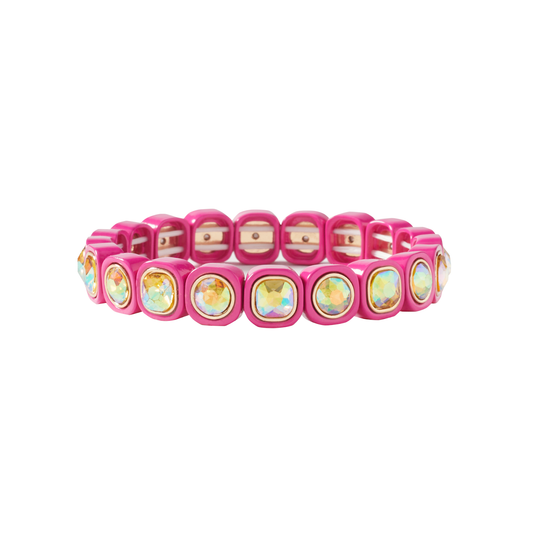 Bling Bracelet Thin Hot Pink