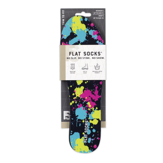 Flat Socks Paint Splatter