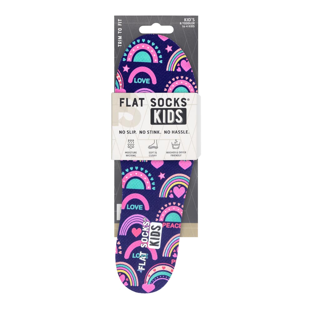 Flat Socks Kids Rainbow