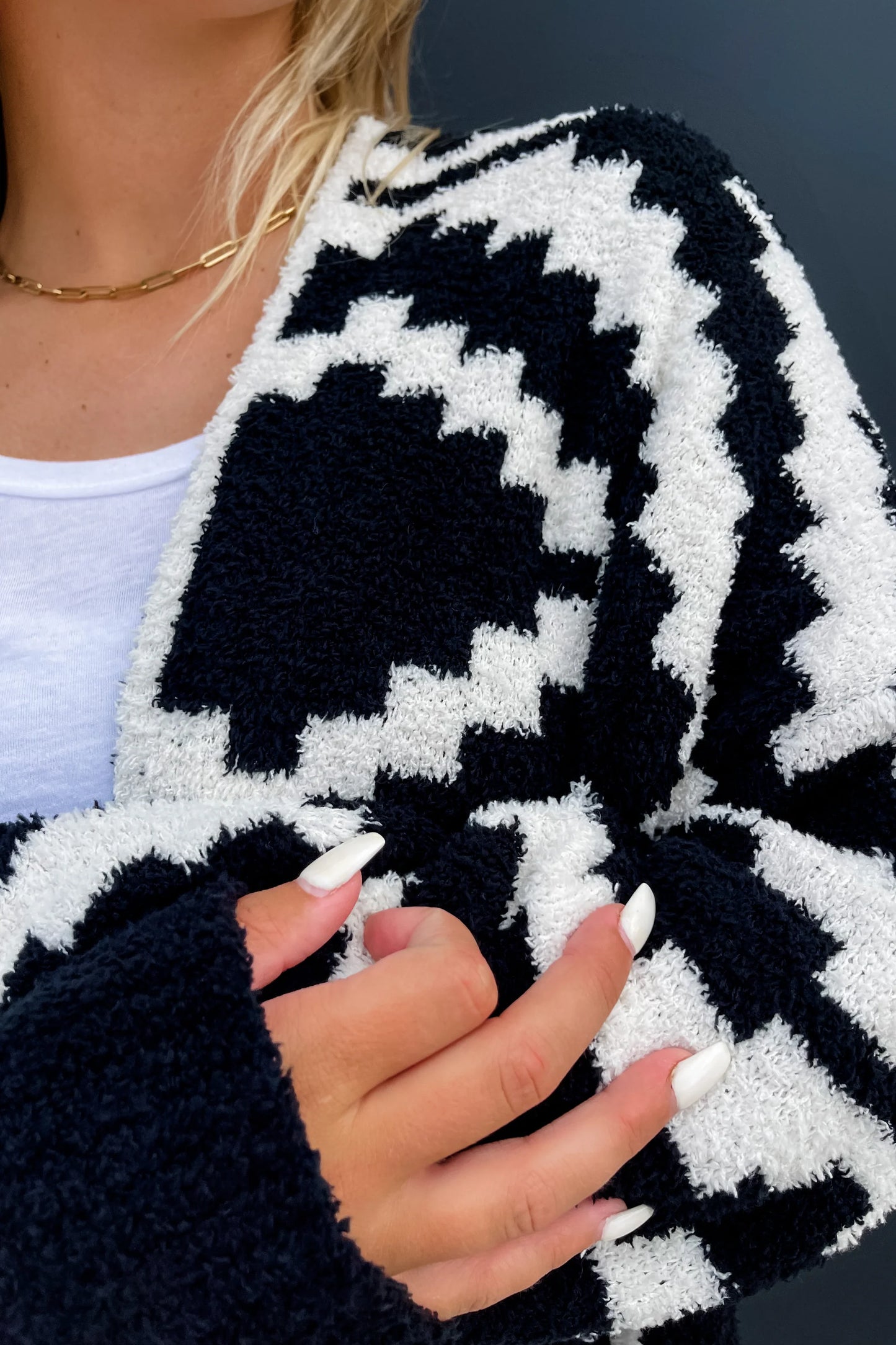 Aztec Cloud Cardigan BW