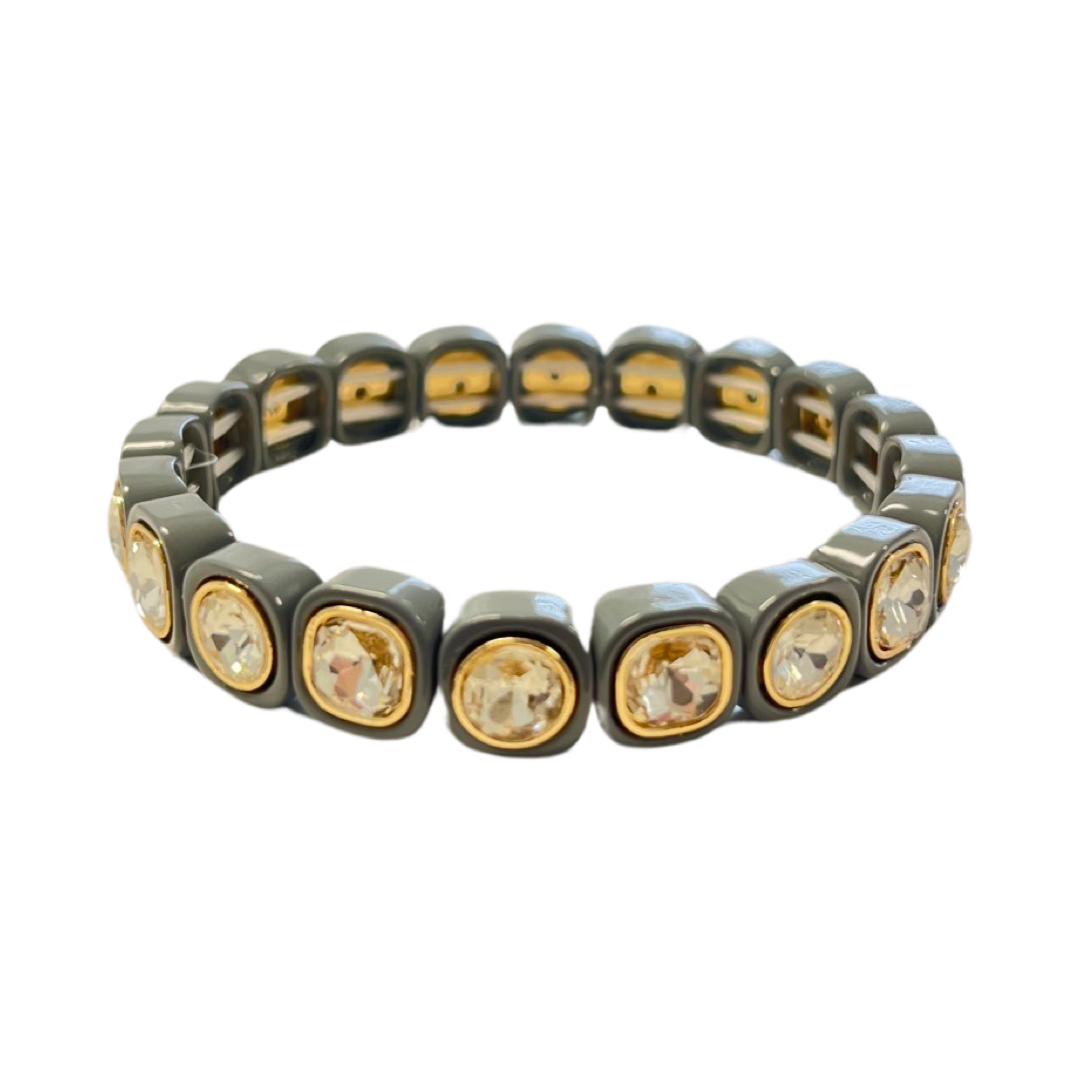 Bling Bracelet Thin Gray