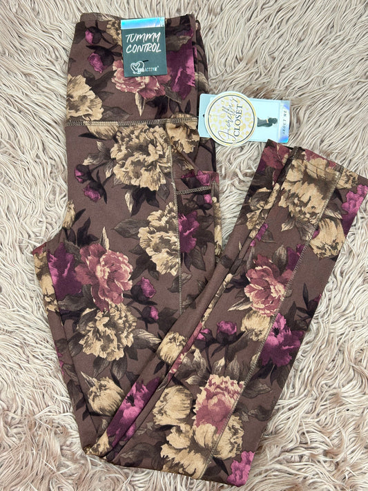 Floral Leggings Neutral