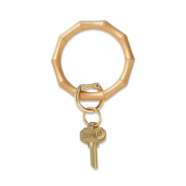 Key Ring - Gold Bamboo