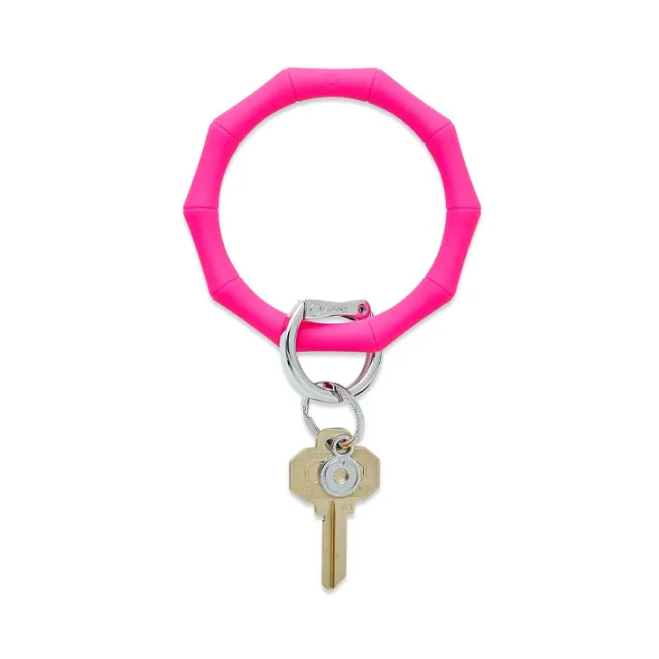 Key Ring - Hot Pink Bamboo