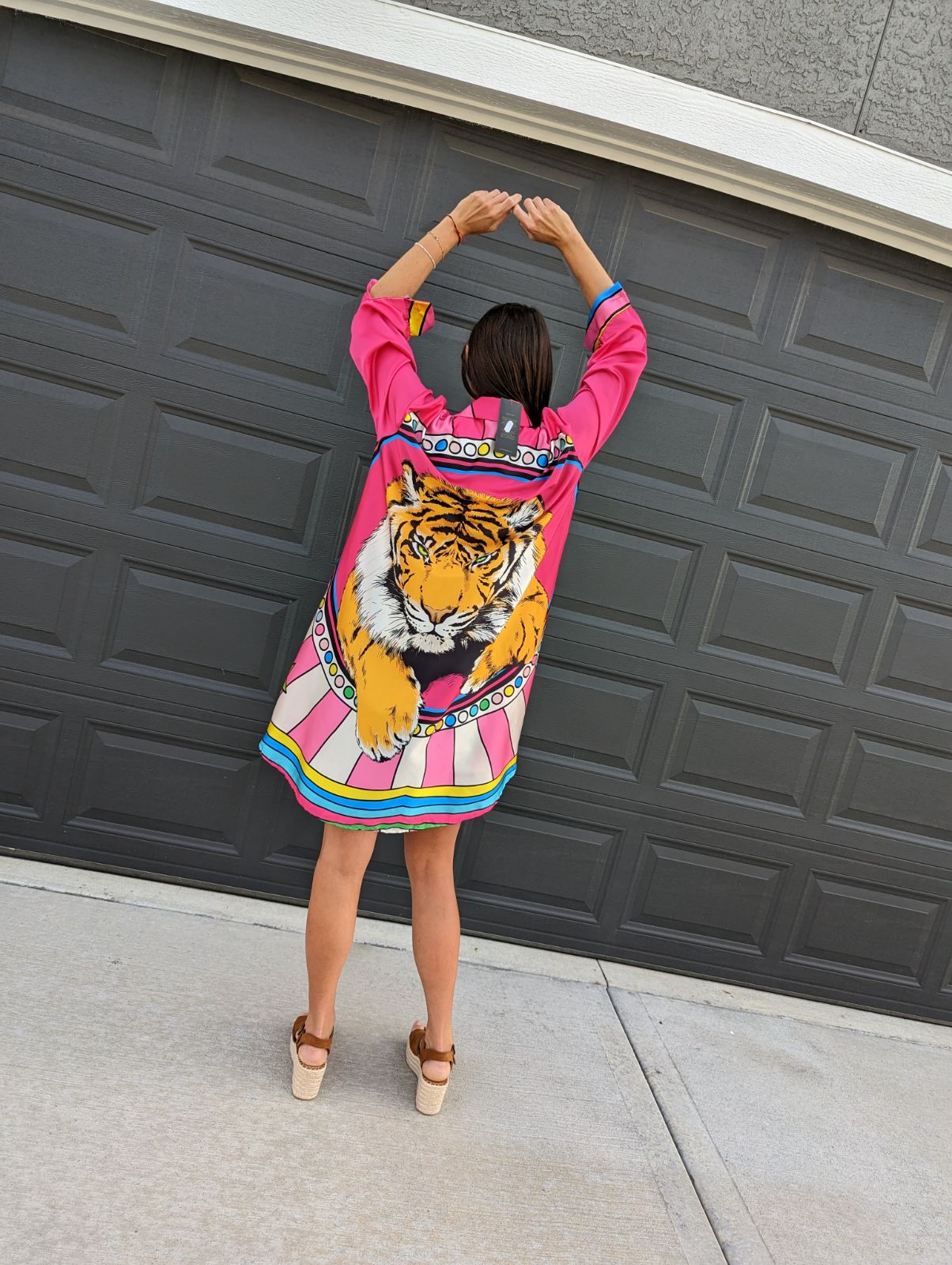Tiger Shirt Dress Italy