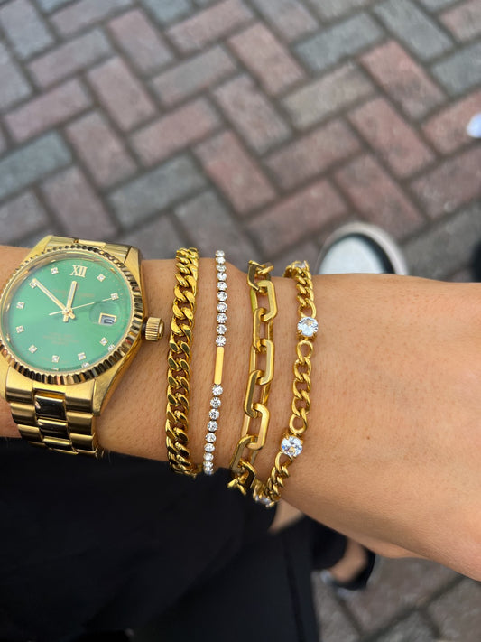 Gold Link Bracelet