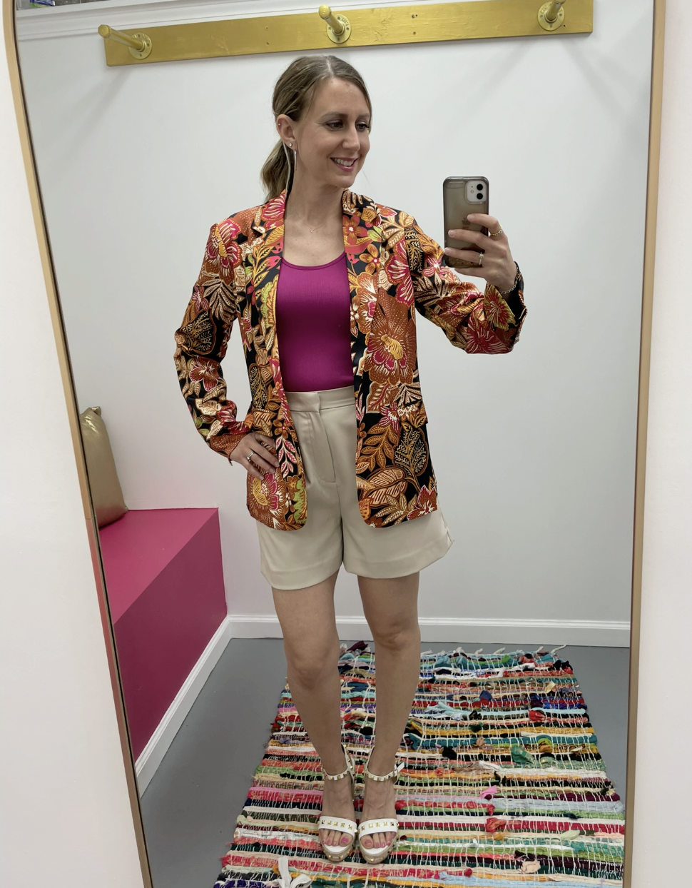 Golden Tropical Blazer