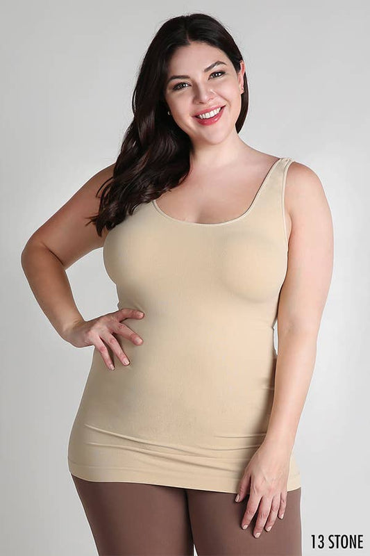 Plus Size Tank Top Nude