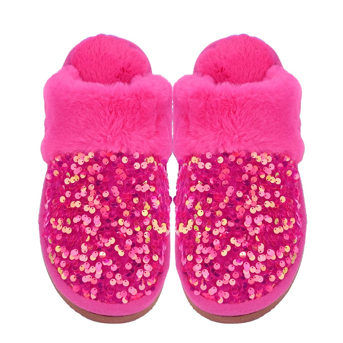 Sequin Slippers Pink