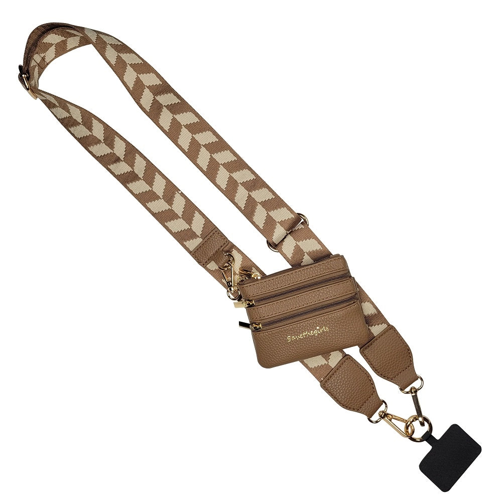 Clip & Go Chevron Brown