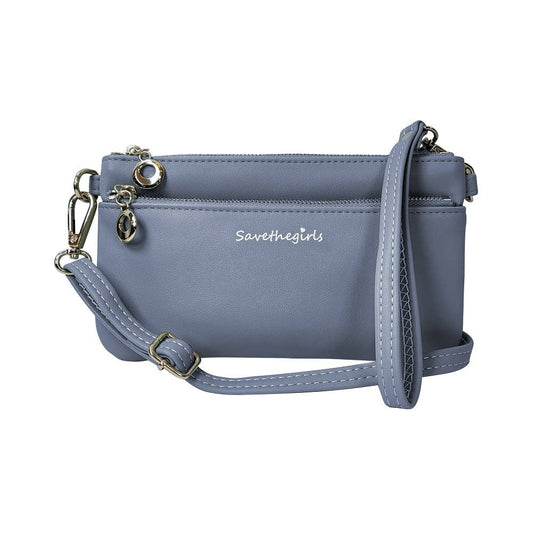 RFID Touchscreen Purse Blue