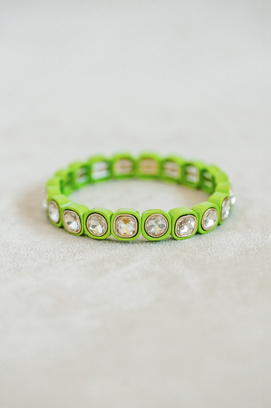 Bling Bracelet Thin Limeade