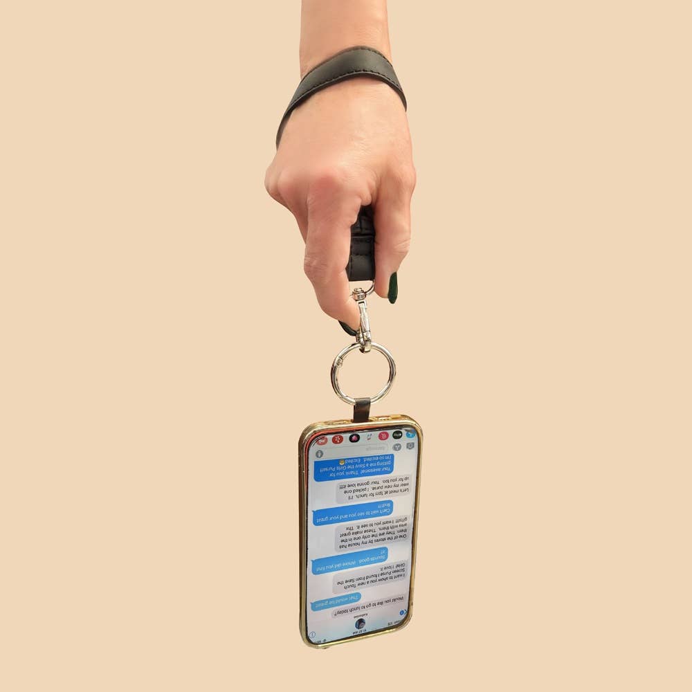 Clip & Go Phone Lanyard RFID Black