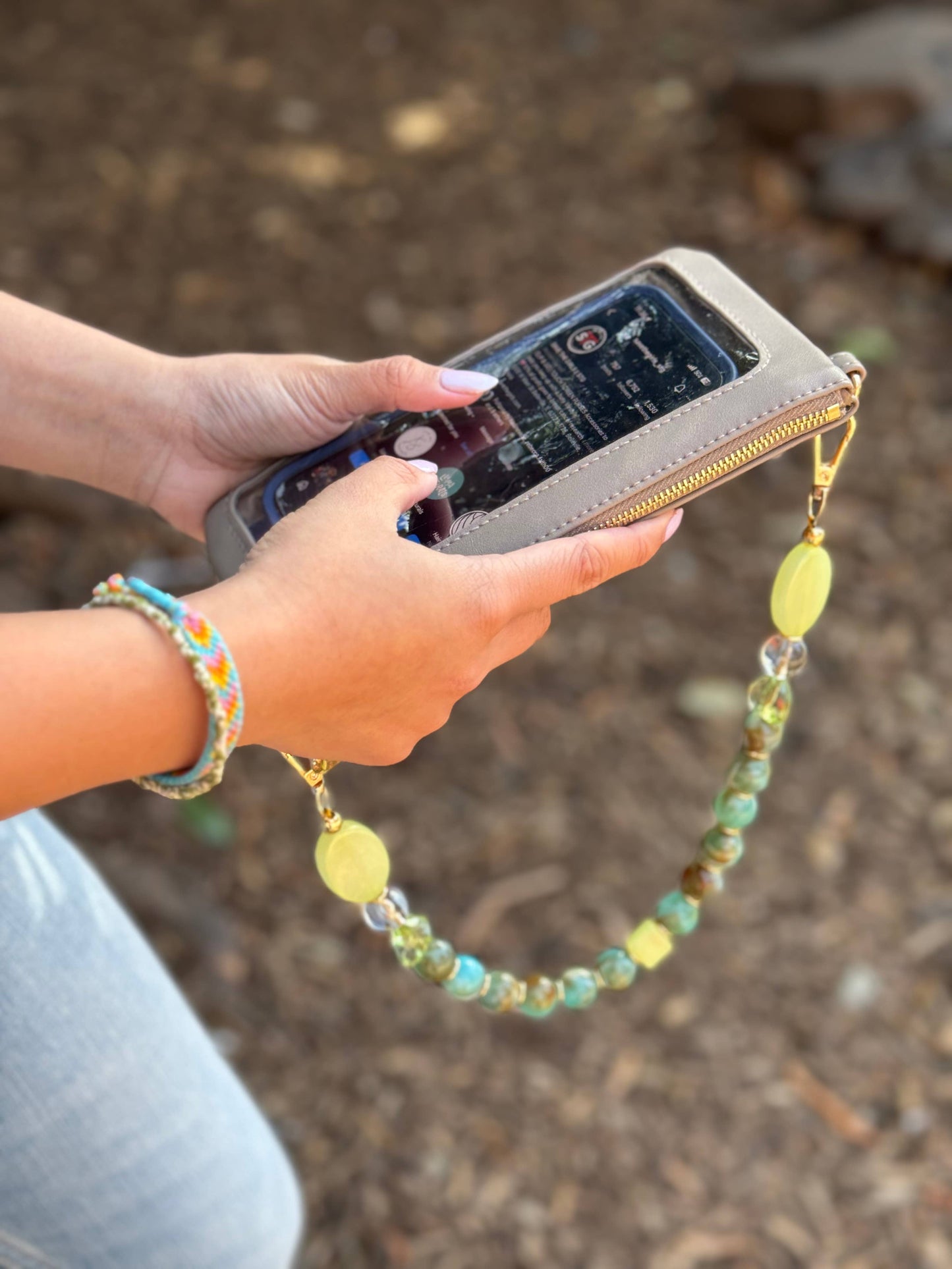 RFID Touchscreen Purse Blue