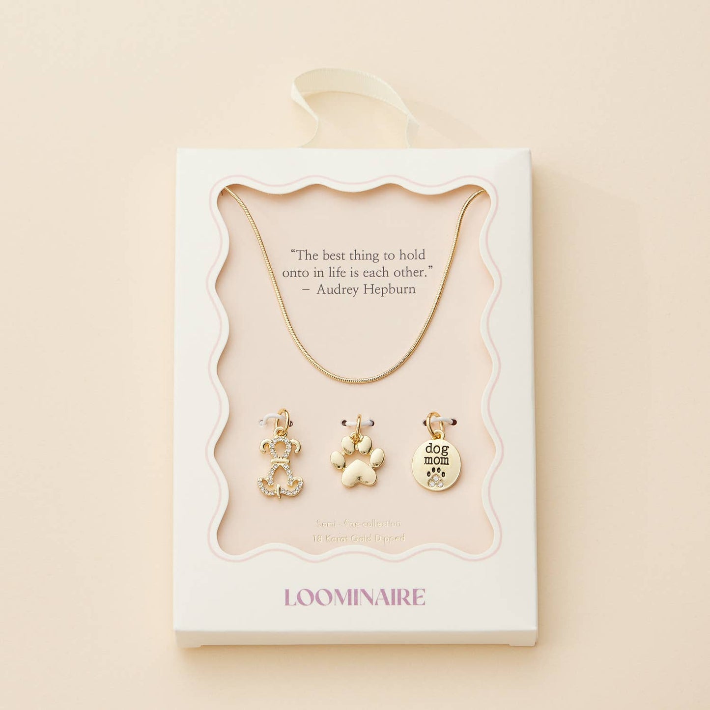 Dog Mom Charm Necklace