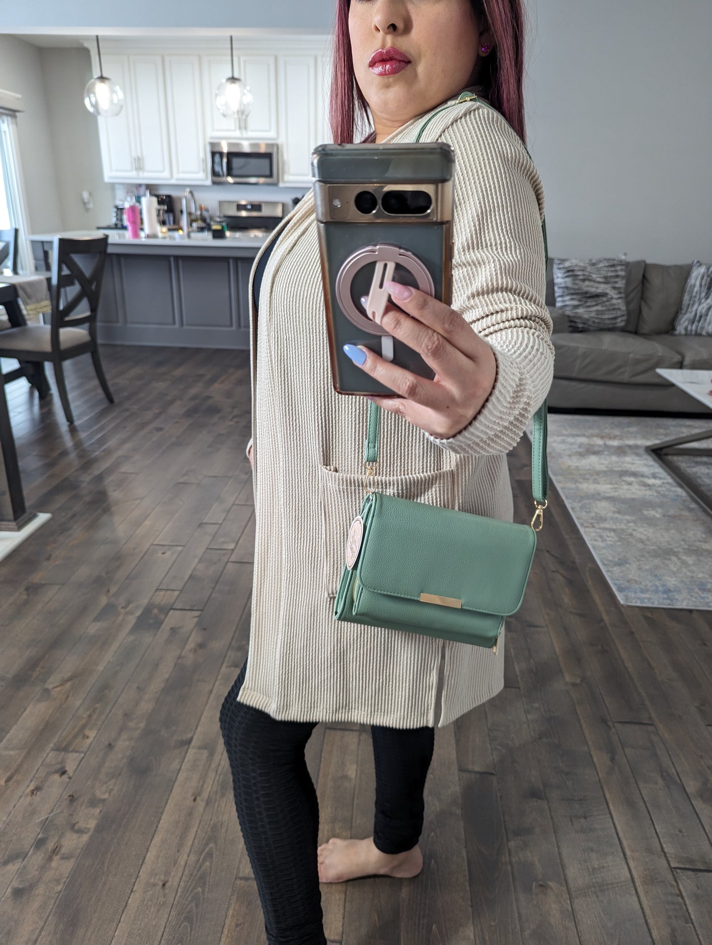 Sage Green Crossbody